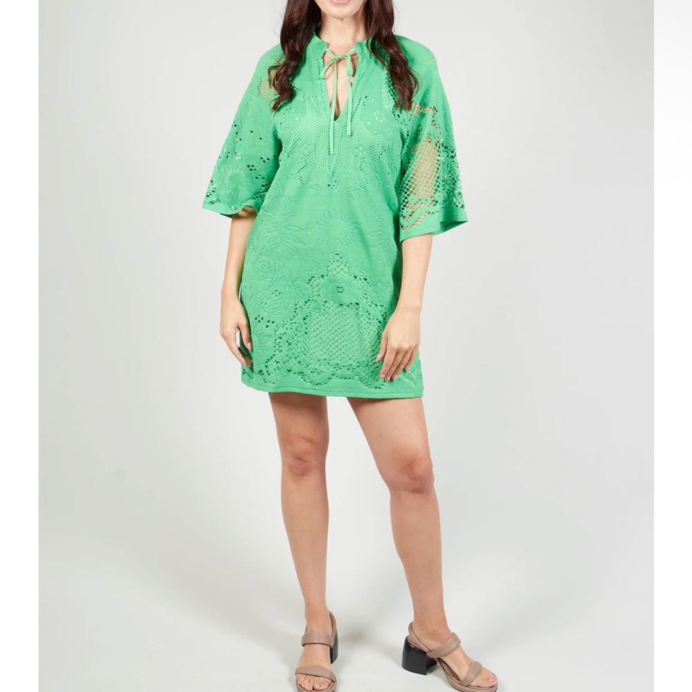 Beatrice .b Green Lace Tunic Dress
